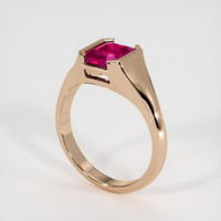 1.62 Ct. Ruby Ring, 14K Rose Gold 2