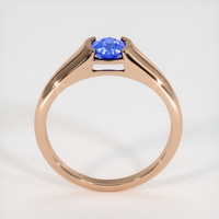 0.62 Ct. Blue Sapphire Ring, 14K Rose Gold 3
