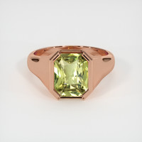 3.57 Ct. Sapphire Ring, 14K Rose Gold 1