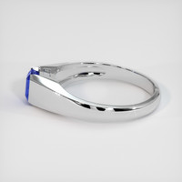 1.03 Ct. Blue Sapphire Ring, 10K White Gold 4