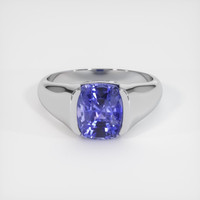 3.00 Ct. Color Change Sapphire Ring, 14K White Gold 1