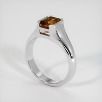 1.57 Ct. Gemstone Ring, 14K White Gold 2