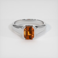 1.45 Ct. Gemstone Ring, 14K White Gold 1