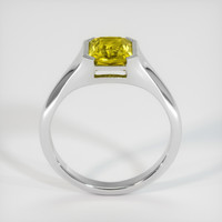 1.62 Ct. Greenish Yellow Sapphire Ring, 14K White Gold 3