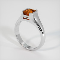 1.45 Ct. Gemstone Ring, 18K White Gold 2