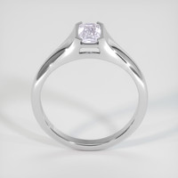 0.80 Ct. Purple Sapphire Ring, 18K White Gold 3