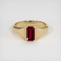 1.45 Ct. Ruby Ring, 14K Yellow Gold 1