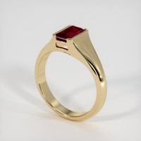 1.45 Ct. Ruby Ring, 14K Yellow Gold 2