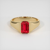 2.08 Ct. Ruby Ring, 14K Yellow Gold 1