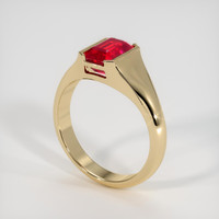 2.08 Ct. Ruby Ring, 14K Yellow Gold 2