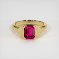 1.62 Ct. Ruby Ring, 14K Yellow Gold 1