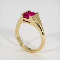 1.62 Ct. Ruby Ring, 14K Yellow Gold 2