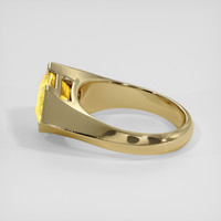 2.97 Ct. Yellow Sapphire Ring, 14K Yellow Gold 4