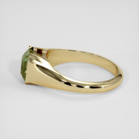 1.91 Ct. Green Sapphire Ring, 14K Yellow Gold 4