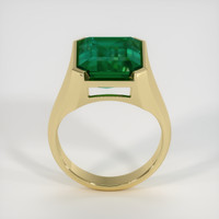 5.98 Ct. Emerald Ring, 18K Yellow Gold 3