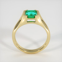 1.60 Ct. Emerald Ring, 18K Yellow Gold 3