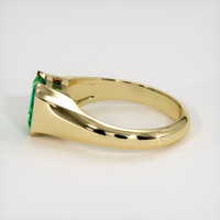 1.60 Ct. Emerald Ring, 18K Yellow Gold 4