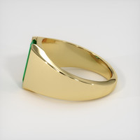 1.32 Ct. Emerald Ring, 18K Yellow Gold 4