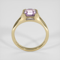 2.26 Ct. Purplish Pink Sapphire Ring, 18K Yellow Gold 3
