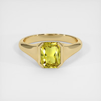 1.62 Ct. Sapphire Ring, 18K Yellow Gold 1