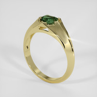1.44 Ct. Green Sapphire Ring, 18K Yellow Gold 2