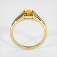 0.74 Ct. Yellow Sapphire Ring, 18K Yellow Gold 3