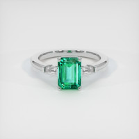 2.02 Ct. Emerald Ring, Platinum 950 1