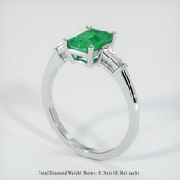 Emerald Ring 1.47 Ct., Platinum 950 Preview