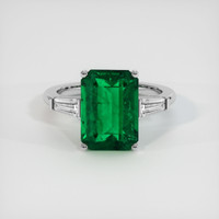 4.76 Ct. Emerald Ring, Platinum 950 1