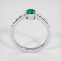 0.43 Ct. Emerald Ring, Platinum 950 3