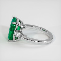 4.42 Ct. Emerald Ring, Platinum 950 4