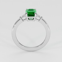 1.43 Ct. Emerald Ring, Platinum 950 3
