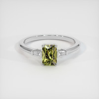 0.88 Ct. Gemstone Ring, Platinum 950 1