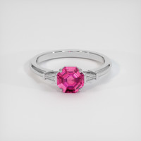 0.81 Ct. Gemstone Ring, Platinum 950 1