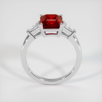 3.01 Ct. Ruby Ring, Platinum 950 3