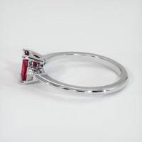 0.52 Ct. Ruby Ring, Platinum 950 4