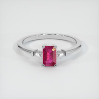 0.50 Ct. Ruby Ring, Platinum 950 1