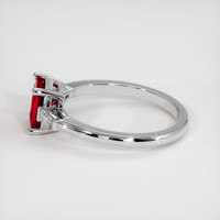 1.26 Ct. Ruby Ring, Platinum 950 4