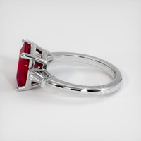 2.92 Ct. Ruby Ring, Platinum 950 4