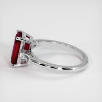 2.65 Ct. Ruby Ring, Platinum 950 4