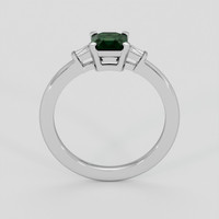 0.85 Ct. Bluish Green Sapphire Ring, Platinum 950 3