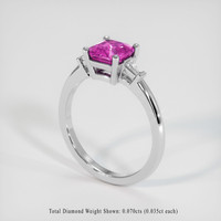 1.03 Ct. Sapphire Ring, Platinum 950 2