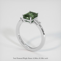 3.08 Ct. Sapphire Ring, Platinum 950 2