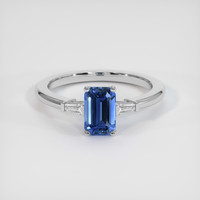 1.50 Ct. Sapphire Ring, Platinum 950 1