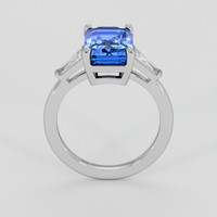 4.10 Ct. Blue Sapphire Ring, Platinum 950 3