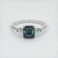 1.78 Ct. Sapphire Ring, Platinum 950 1