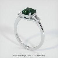 1.78 Ct. Sapphire Ring, Platinum 950 2