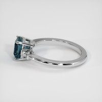 2.10 Ct. Sapphire Ring, Platinum 950 4