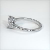 1.09 Ct. White Sapphire Ring, Platinum 950 4