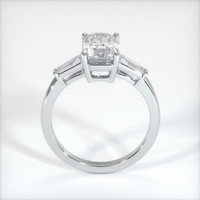 3.16 Ct. White Sapphire Ring, Platinum 950 3